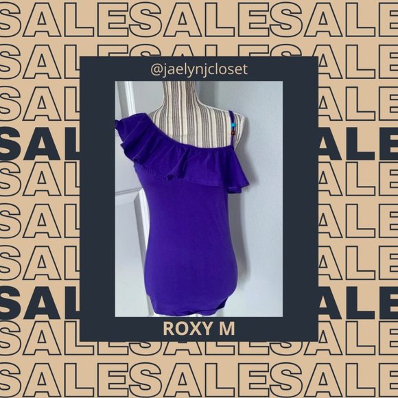 Roxy Tops - ROXY Ruffle Shoulder BlouseFINAL SALE PRICE --